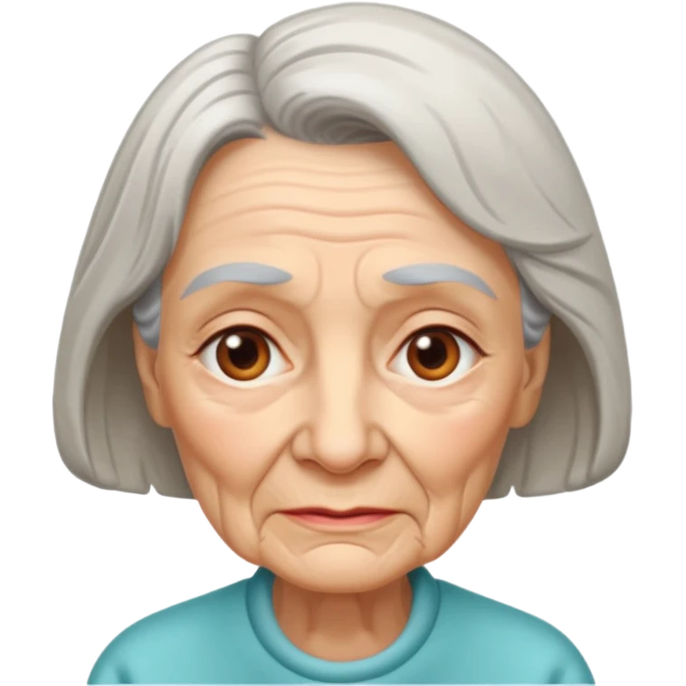 mujer adulta mayor emoji