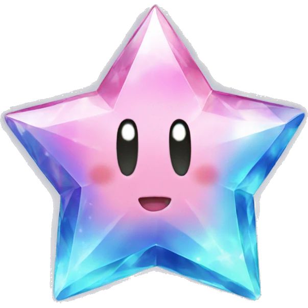crystal star kirby square emoji