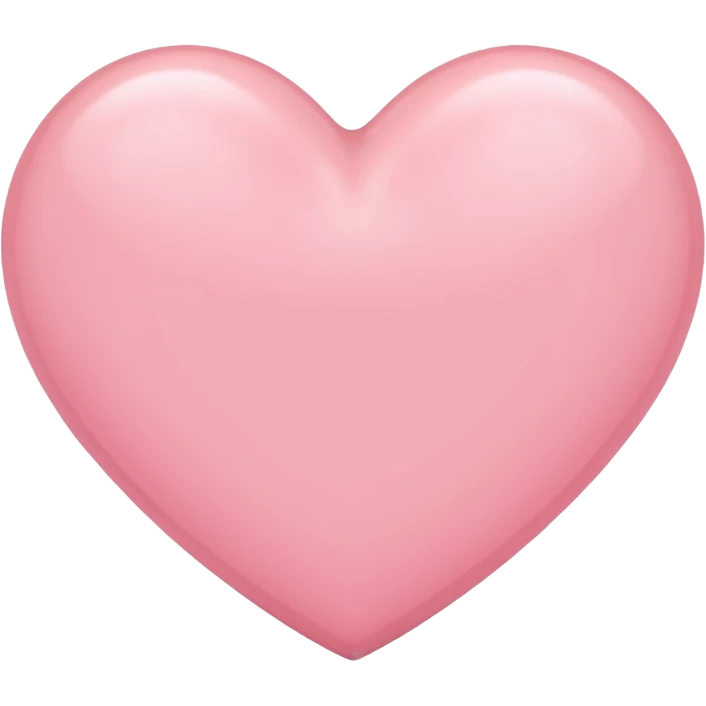 light pink heart emoji