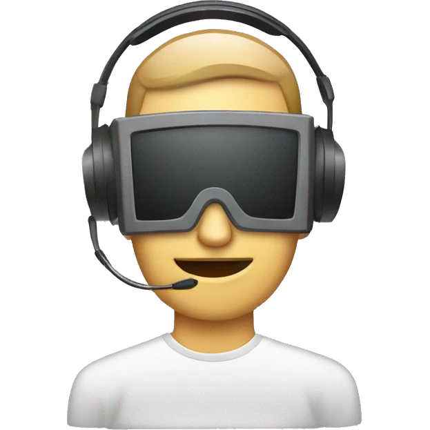 Webinar Emoji 
Design Idea: A computer monitor with a speaker icon.man at computer with a headset emoji