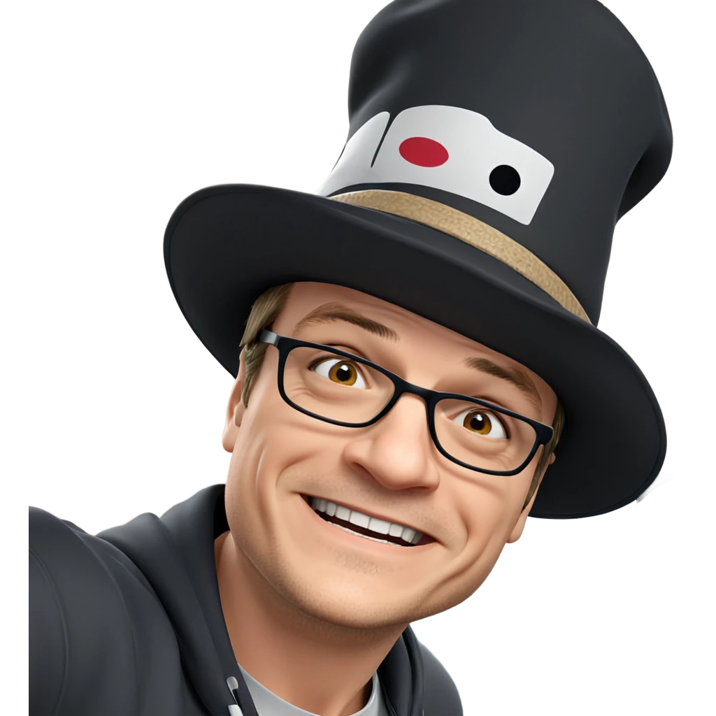 smiling boy in hat emoji