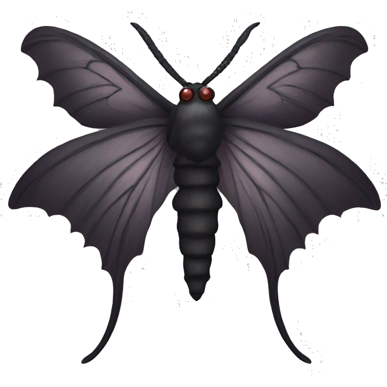 Gothic moth emoji