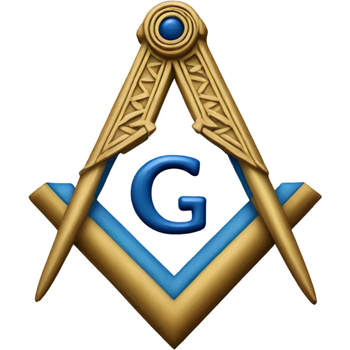 Freemason logo with letter g emoji