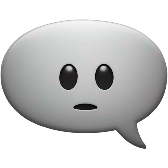 blank speech bubble  emoji