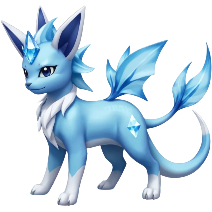 Vaporeon-Glaceon-Suicune-Amaura-Dialga-fusion emoji