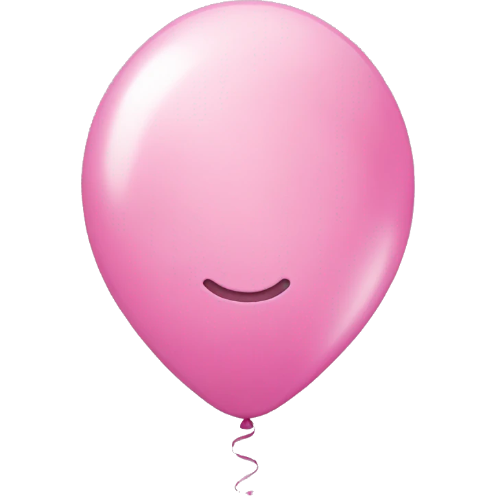 pink number one balloon emoji