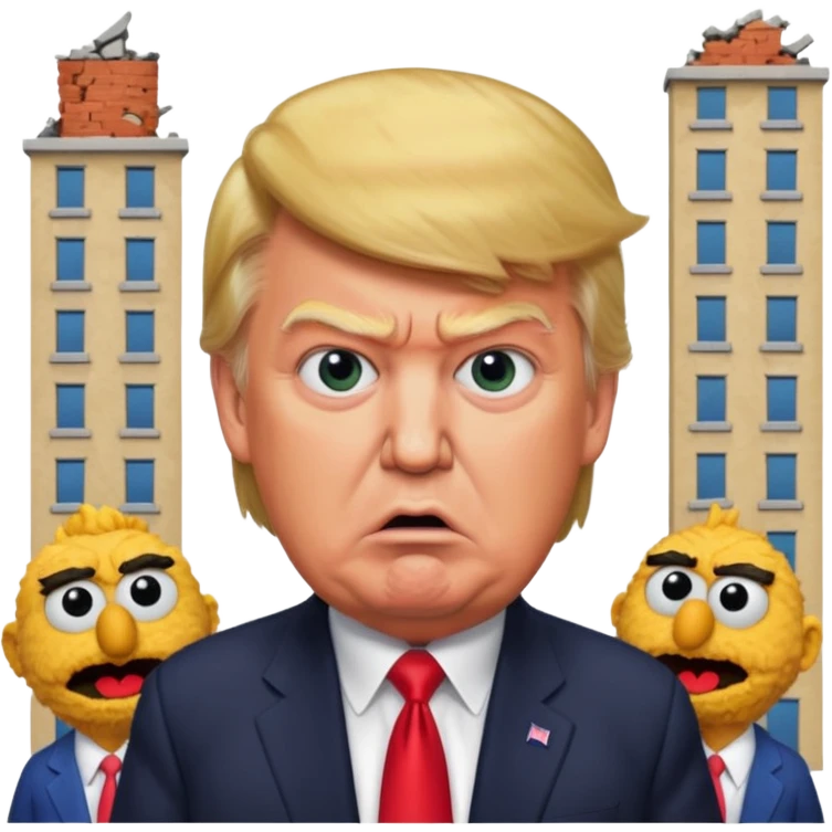trump killing sesame street  emoji
