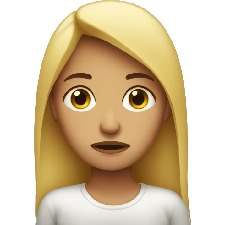 sad woman  emoji