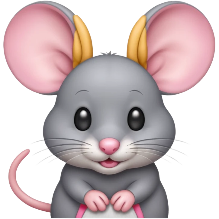 cute mouse, simple style emoji
