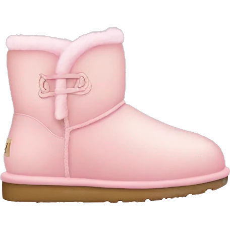 Babypink UGG shoes emoji