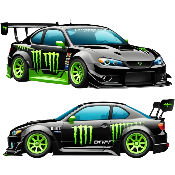 Monster Energy's drift liverys emoji