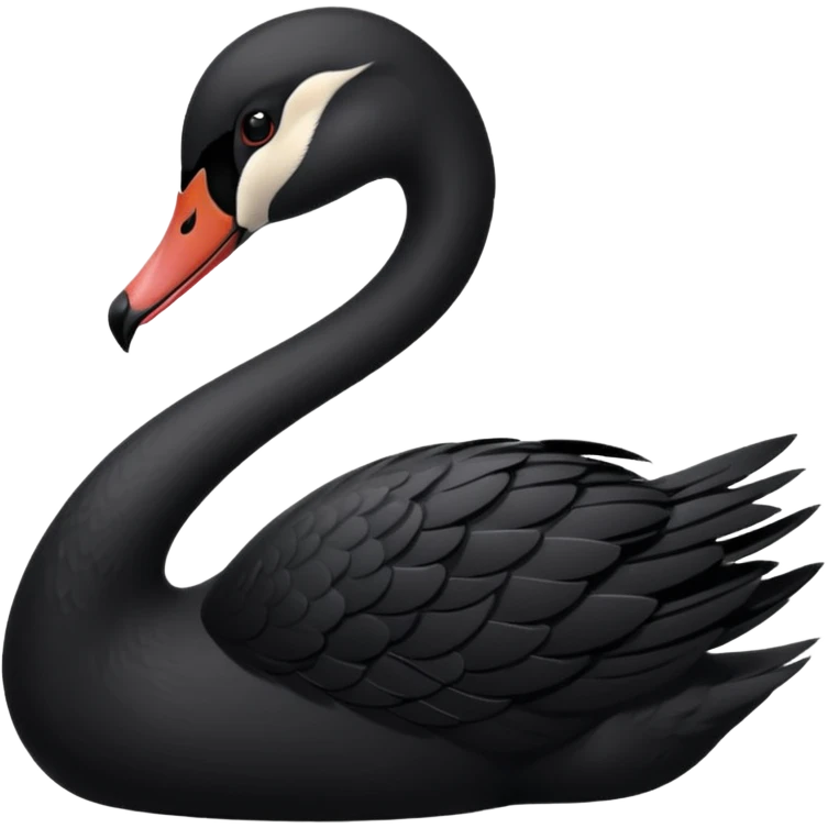 Black swan emoji