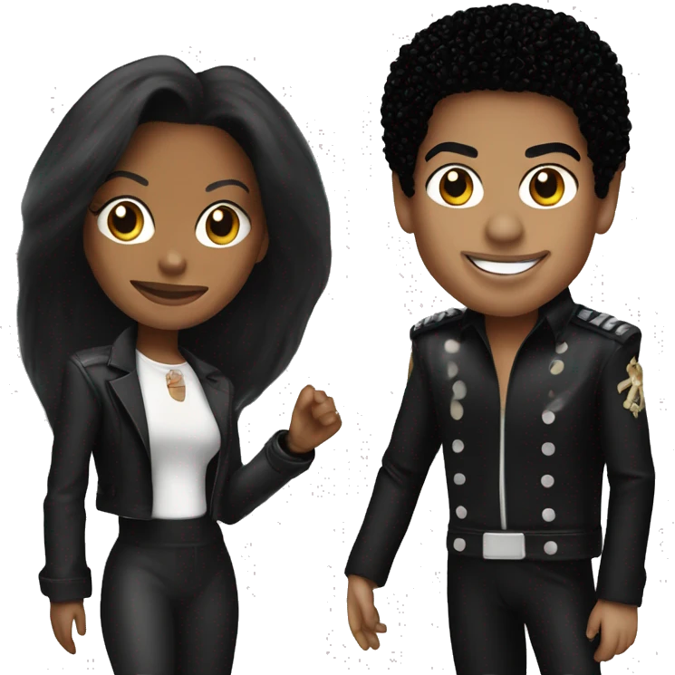 Janet Jackson and Michael Jackson  emoji
