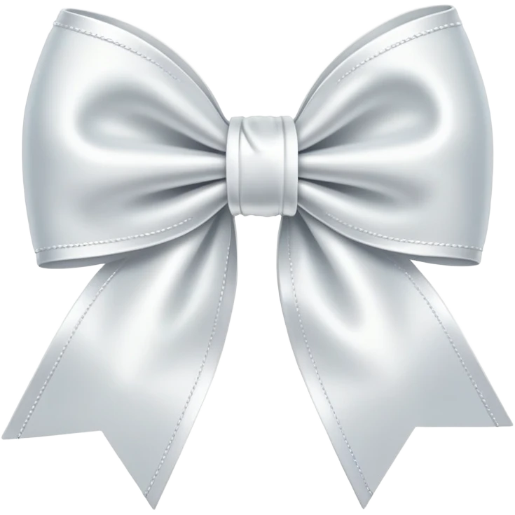 White bow emoji