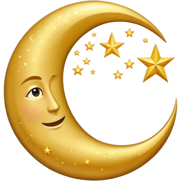 Croissant de lune musulman emoji