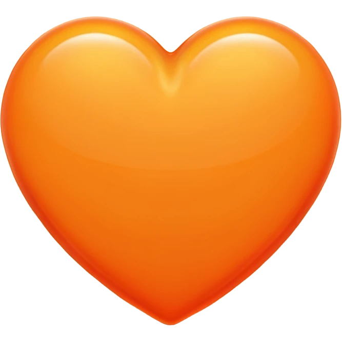 orange heart emoji