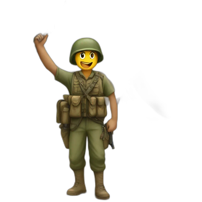 Palestine Winning the war. emoji