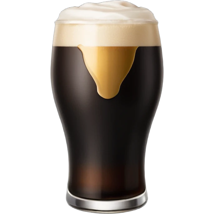 pint of guinness with flat head, no froth emoji