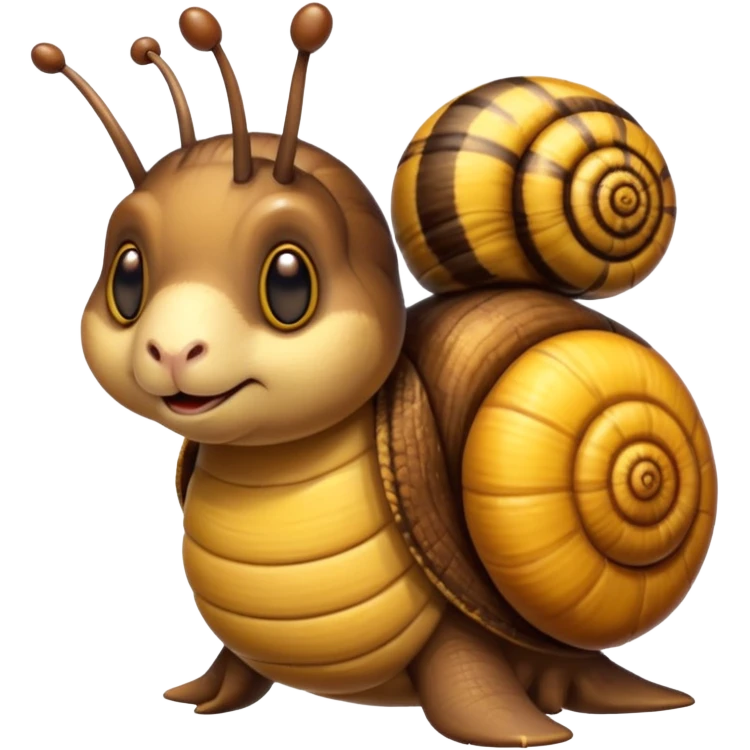 snail bear bee combination animal emoji
