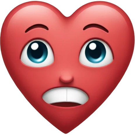 Cute heart emoji