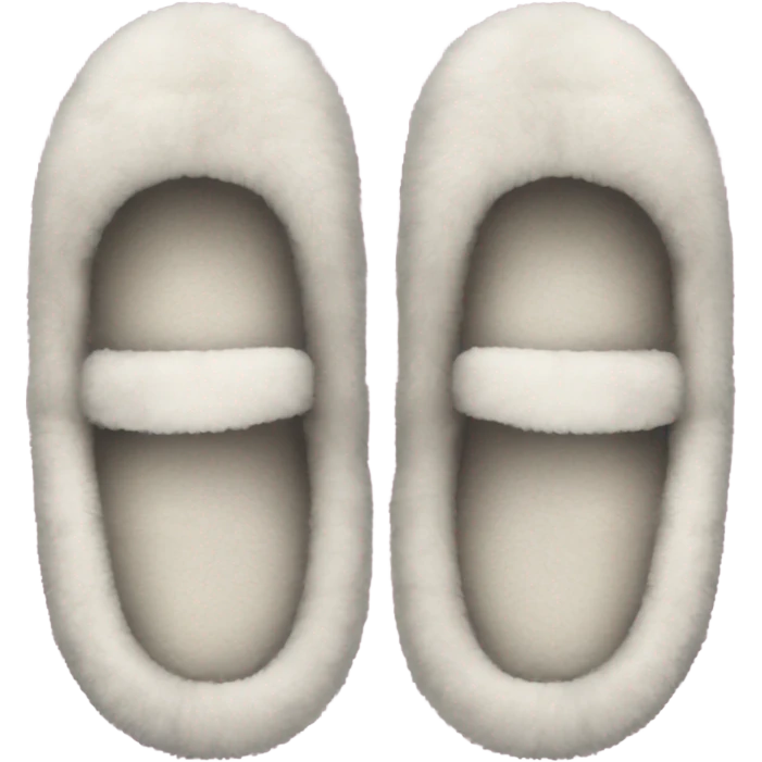 cozy slippers emoji
