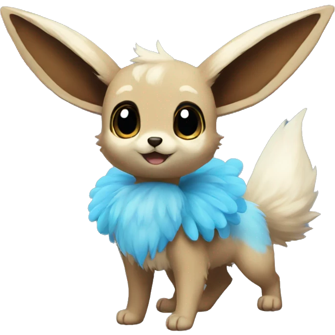 Blue fly eevee emoji