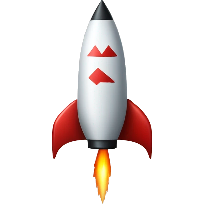 Poker card rocket emoji