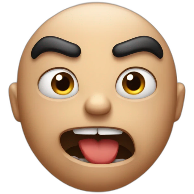 angry but in love emoji
