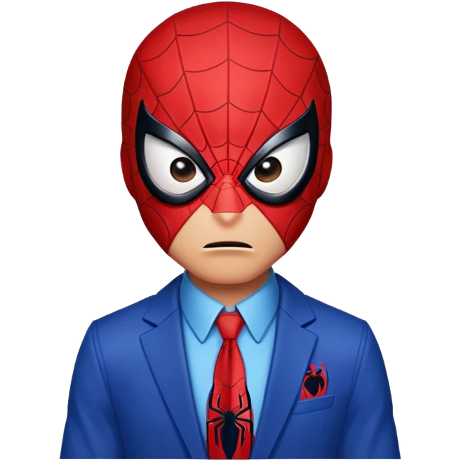 spider man en colère  emoji