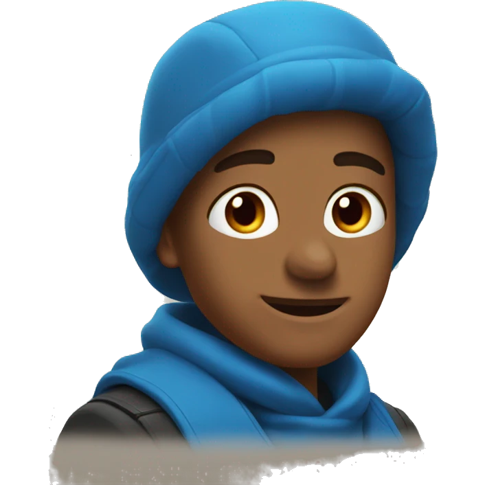 Du feu bleu emoji