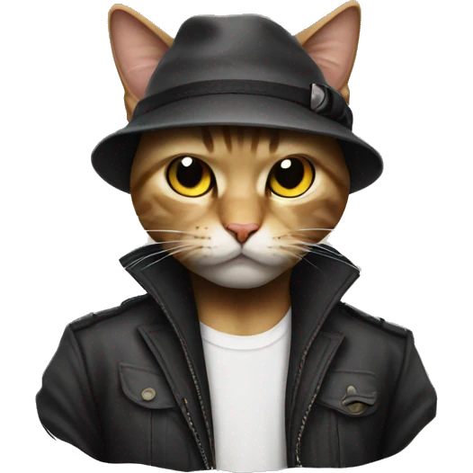 gangster cat emoji