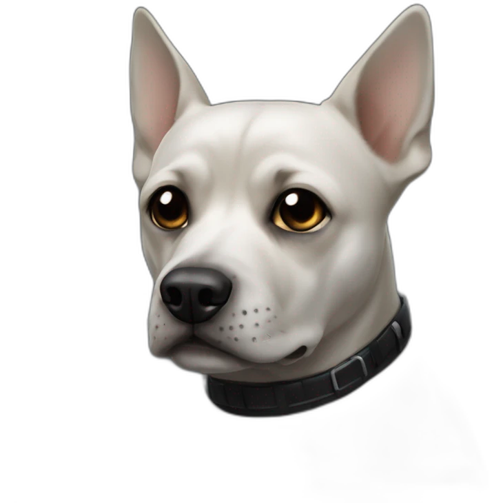 Chien sur dark Vador emoji