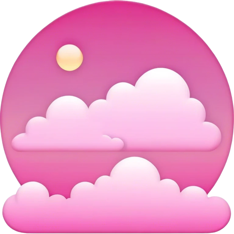 Pink sky emoji