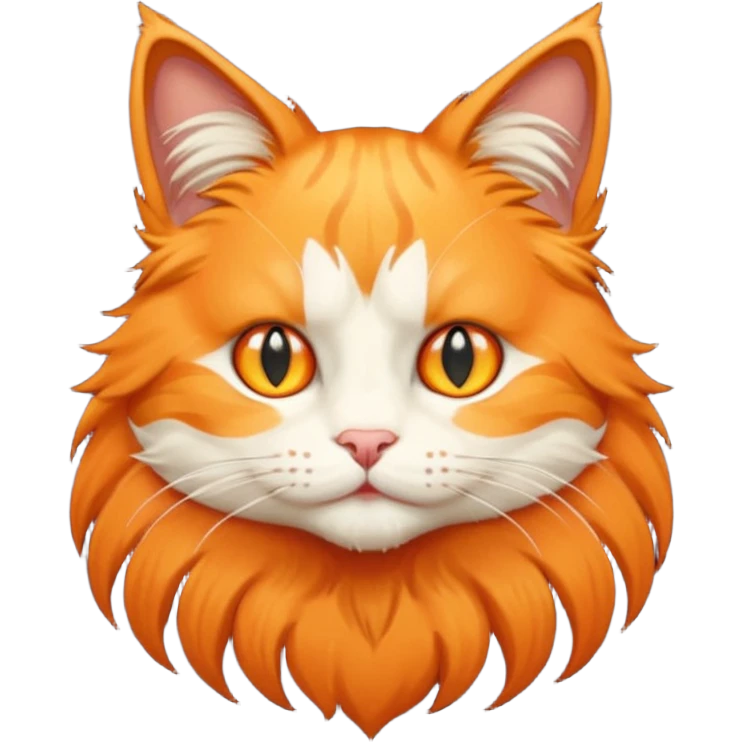 gothic orange cat emoji