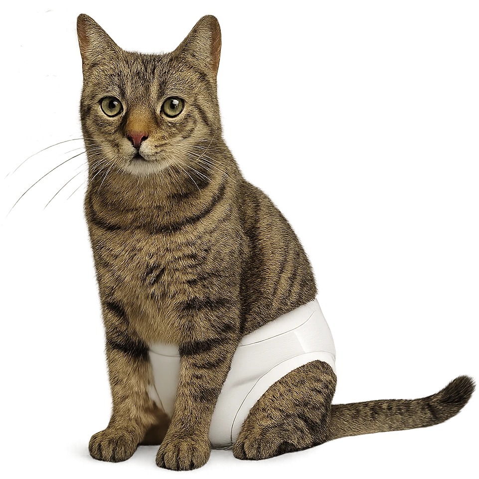 cat in underwear emoji