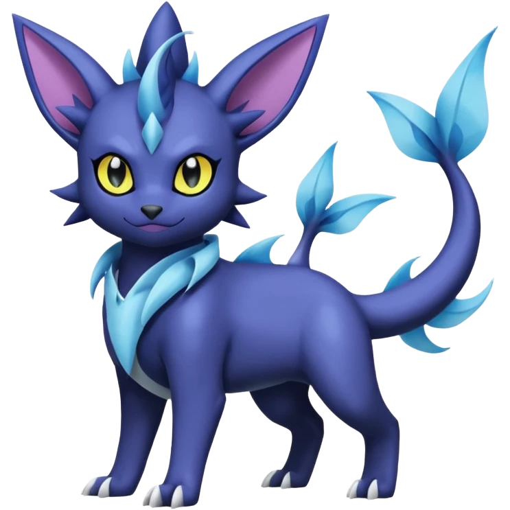 Luxray-Absol-Noibat-Vaporeon-Dewott-fusion emoji