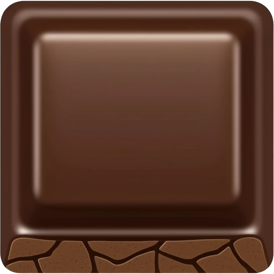 a bar of chocolate emoji