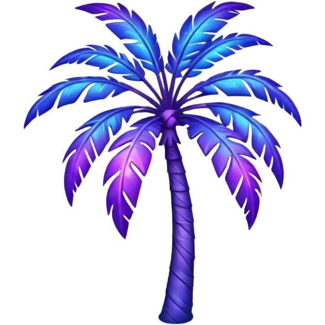Cosmic/space palm tree emoji