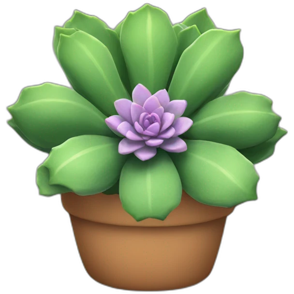 succulent flower emoji