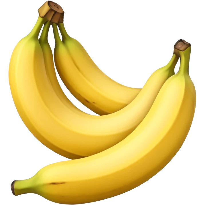 Banana cuts in 3D emoji