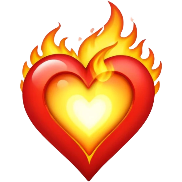 Flame heart  emoji