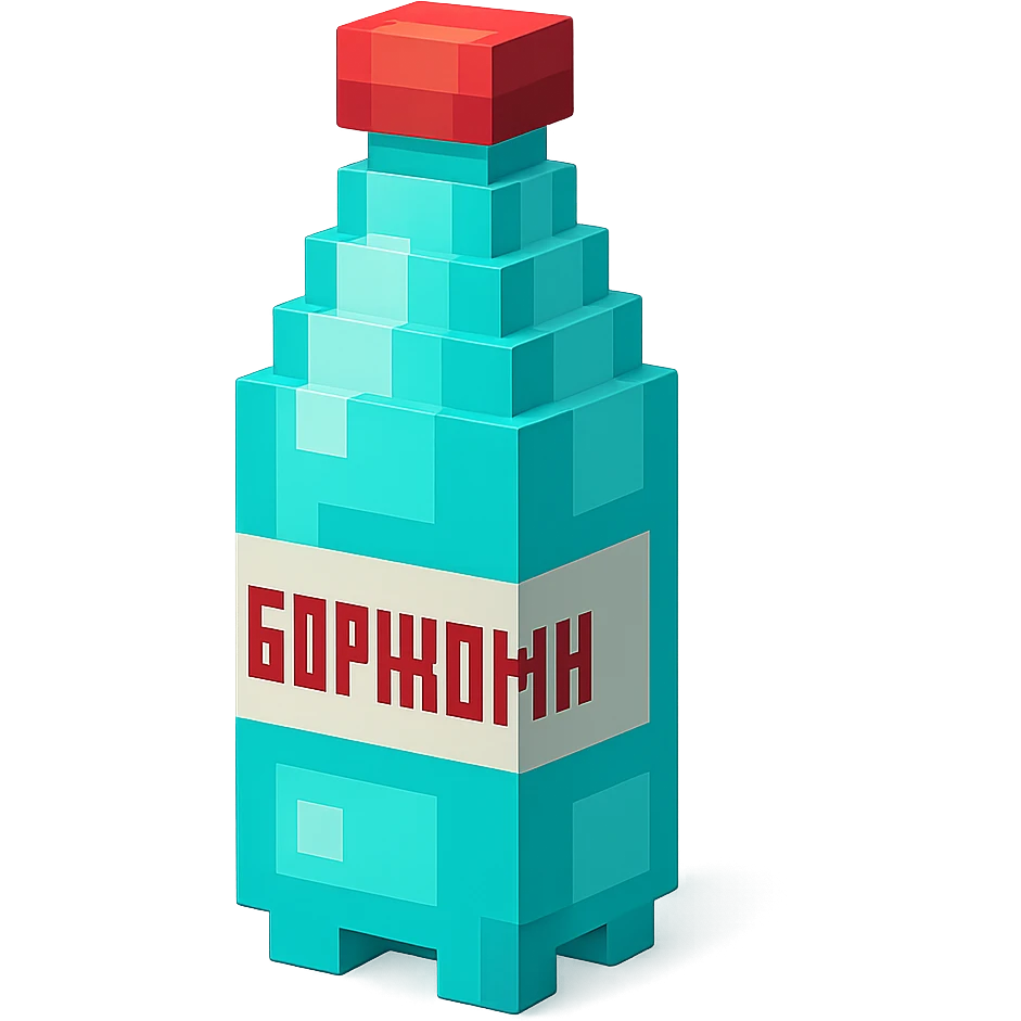 бутылка боржоми, no background emoji