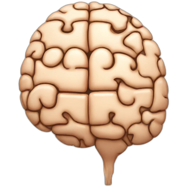 puzzle brain emoji