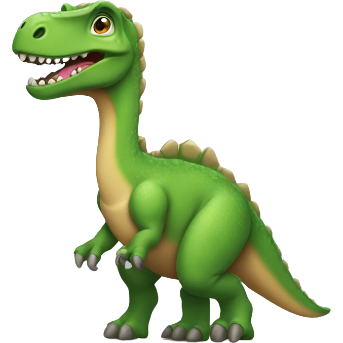 A cool dinosaur emoji