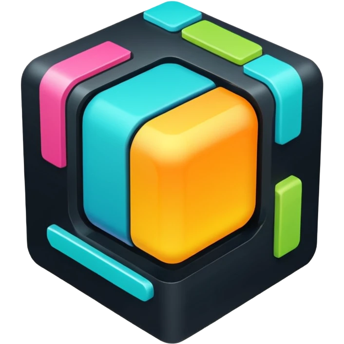 mach mir nur eine grafik das das wort system gut darstellt aber ohne gesicht oder so emoji