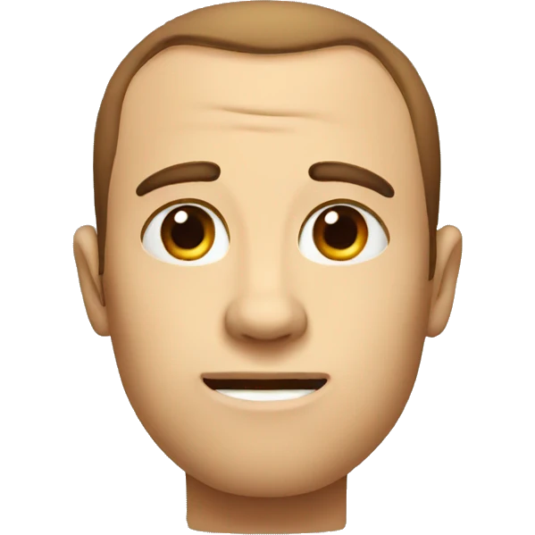 Huge forehead emoji