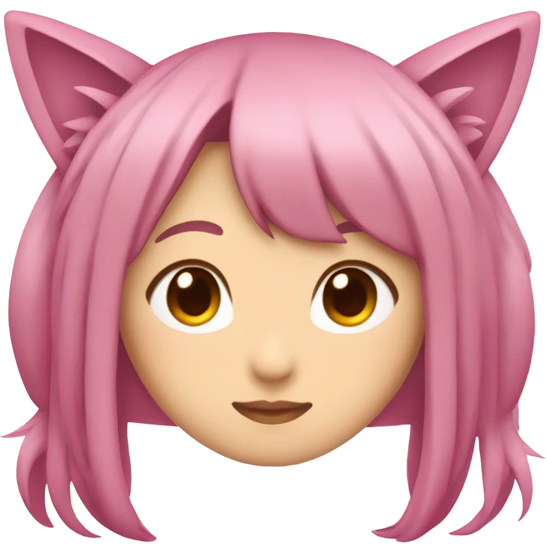 Homura momiji pink hair emoji