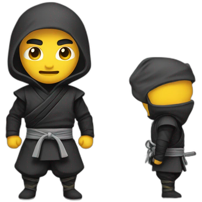ninja plasetine emoji