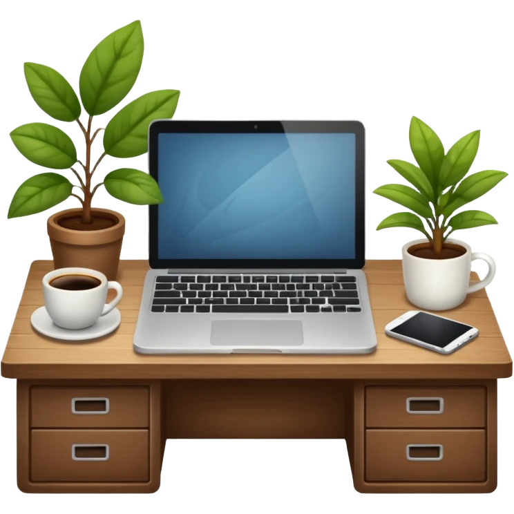 emoji of a cozy desk emoji