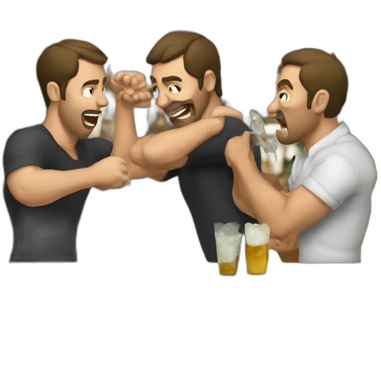 Bar tussle emoji
